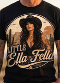 Youth Tee – "Little Ella Fella" Vintage Werewolf Graphic